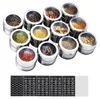 Gewürzgläser 12 Set, Edelstahl Transparent Top BBQ Produktbild-Vorschau 1