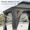 PURPLE LEAF Hardtop Pavillon 3x4m wasserdicht winterfest Produktbild-Vorschau 9