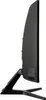 Side view of a black computer monitor on a stand. Produktbild-Vorschau