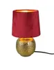 Lampada da tavolo SPOHIA oro-rossa 1xE14x40W in tessuto, Anteprima dell’immagine prodotto 4