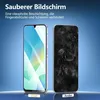 Comparison of a clean phone screen with a dirty phone screen, highlighting the oleophobic coating. Produktbild-Vorschau