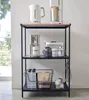 Yamazaki Küchenregal schwarz stehend Metall Standregal 3 Produktbild-Vorschau 6