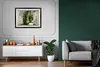 MuchoWow® Gerahmtes Poster Blauer Regen - Blumen - Aussicht Produktbild-Vorschau 6