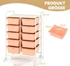 Vozík COSTWAY s 10 zásuvkami, vozík s kovovým rámem a Náhled obrázku produktu 3