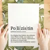 Polizistin Poster Definition Kunstdruck Wandbild Geschenk – Produktbild-Vorschau 3