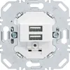 Berker USB-Ladesteckdose 230V 260209 2fach 3.0A Tragring Produktbild-Vorschau 1