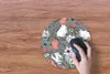 MuchoWow® Mauspad Mousepad Mohn - Skizze - Vintage 30x30 cm Produktbild-Vorschau 4