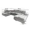 masseno Ecksofa U-Form CASONE L-S mit Schlaffunktion und Produktbild-Vorschau 7