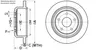 2x ATE 24.0112-0193.1 Bremsscheibe Hinterachse Produktbild-Vorschau 4