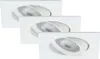 BRILONER Einbauleuchte 3er Set LED GU10 5W weiß eckig Produktbild-Vorschau 5