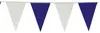 14416 Wimpelkette - blau/weiß, Kunststoff, 10 m Voir les images du produit 2