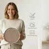 Steingut Teller Set 8 Personen Mix, Shadow Stone/Nordic Produktbild-Vorschau 3