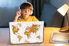 MuchoWow® Laptop Aufkleber Sticker Cover Weltkarte - Braun Produktbild-Vorschau 3
