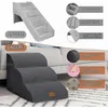 Schody dla psa, 5 stopni, 62 cm, czarne, wykonane z pianki, Podgląd zdjęcia produktu 5
