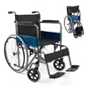 Silla de ruedas plegable, con ruedas grandes, diseño Vista previa de la imagen del producto 1