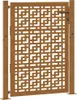 vidaXL Záhradná brána 100x150 cm z odolnej ocele s krížovým Náhľad obrázku produktu 1