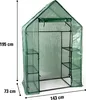 Kinzo Skleník 143 x 73 x 195 cm Mini skleník se 6 patry - Náhled obrázku produktu 3