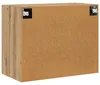vidaXL Wandschrank Artisan-Eiche 80 x 42,5 x 64 cm Produktbild-Vorschau 7