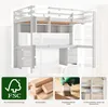 Letto a castello Flieks 90x200cm con scrivania e armadio, Anteprima dell’immagine prodotto 6