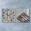 Wanduhr aus Glas – 60x30 cm - Glasbild - Glasuhr - Produktbild-Vorschau 2