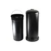 Triit- Mülleimer rund Metall 12 l schwarz matt mit Produktbild-Vorschau 3
