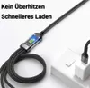 3in1 100W-intelligentes USB Schnellladekabel Lade-& Produktbild-Vorschau 8