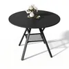 BEALIFE Table de salle à manger ronde 100 cm de diamètre | Voir les images du produit 2