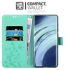 Cadorabo Hülle für Xiaomi Mi 11 5G in FLORAL TÜRKIS Produktbild-Vorschau 2