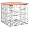 vidaXL Gartenbank aus Gabionen 43x44x42 cm Massivholz Produktbild-Vorschau 3