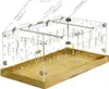 Klietka pre morčatá z akrylu 60 x 30 cm s vekom Modulárna Náhľad obrázku produktu 1