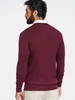 Sweter męski OMBRE OM-SWSW-0102 KASZTANOWATY rozmiar: XL Podgląd zdjęcia produktu 9