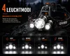 LED Stirnlampe Kopflampe Wiederaufladbarer Scheinwerfer Produktbild-Vorschau 4