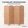 IvoQ Paraván – 4 panely – 170 x 160 cm – Skladací Náhľad obrázku produktu 4