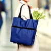 2in1 Einkaufstasche und Einkaufsroller Blau Klappbar Produktbild-Vorschau 3