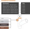 INEFA Abzweiger Fallrohr 60 Grad, PVC DN100/100 Dunkelbraun Produktbild-Vorschau 5