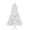 A white artificial Christmas tree on a white background. Produktbild-Vorschau
