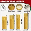 UISEBRT LED-Kerzen 5er Set mit Lichterkette, flammenlos, Produktbild-Vorschau 2