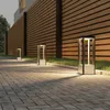 Lucande LED-Sockelleuchte Kalisa, IP65, 42 cm, grau, Metall Produktbild-Vorschau 3