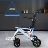 (Len 6,2 kg) Ultraľahký transportný invalidný vozík pre Náhľad obrázku produktu 4