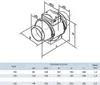 Halbradialer Rohrlüfter Vents TT 150 bis 520 m³/h Produktbild-Vorschau 7