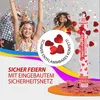 Konfettikanone Party Popper Rote Herzen - 1 Stück Produktbild-Vorschau 7