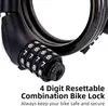 ROCKBROS Fahrradschloss Kabelschloss, mit 4-Stellig Produktbild-Vorschau 6
