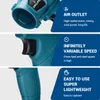 Drillpro turbínový foukač s kartáčovým motorem, foukač Náhled obrázku produktu 6