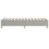 vidaXL Boxspringbettgestell Hellgrau 80x200 cm Stoff Produktbild-Vorschau 5