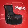Ecopuf, Pablo, Sitzkissen, Sessel Bean Bag, Sitzsack, für Produktbild-Vorschau 3