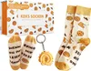 Geschenkset für Frauen und Männer, Keks Socken mit Spruch Produktbild-Vorschau 1