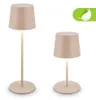 Akku Tischlampe LED Kabellos Lampe IP44 Dimmbar 33cm Produktbild-Vorschau 1