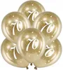 Balony Glossy 30cm, 70, złoty (1 op. / 6 szt.) Podgląd zdjęcia produktu 3