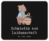 Mr. & Mrs. Panda Mousepad Schmiedin Leidenschaft - Schwarz Produktbild-Vorschau 1