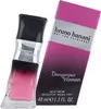 A bottle of Bruno Banani Dangerous Woman Eau de Parfum and its packaging are displayed against a white background. Anteprima dell’immagine prodotto